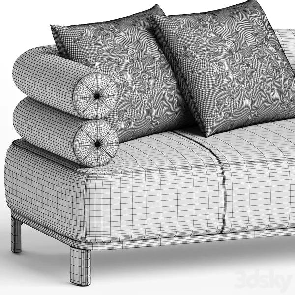 3DSky - Lucy Leather Sofa - Image 3