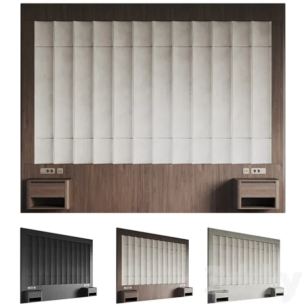 3DSky - Headboard Soft Fluting
