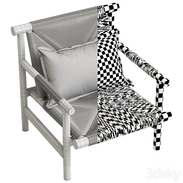 3DSky - Coco Republic Sardinia Outdoor Occasional Chair - Image 4