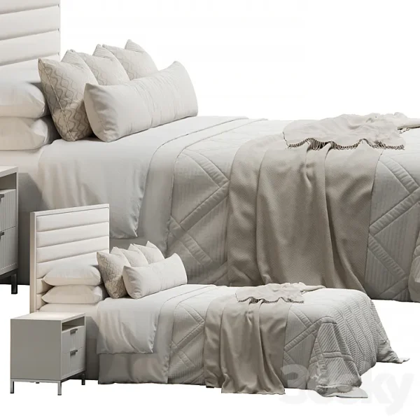 3DSky - Westbury Rectangular Bed - Image 3