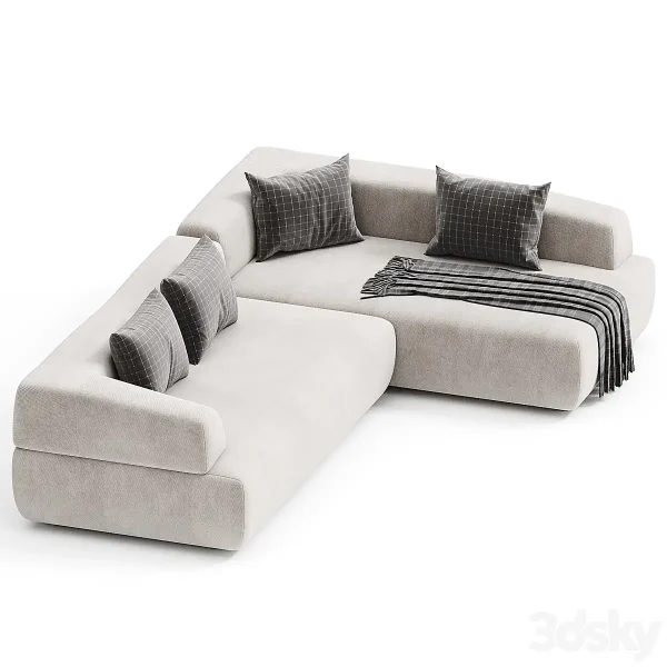 3DSky - ITALO Sofa with Chaise Longue By Minimomassimo - Image 2