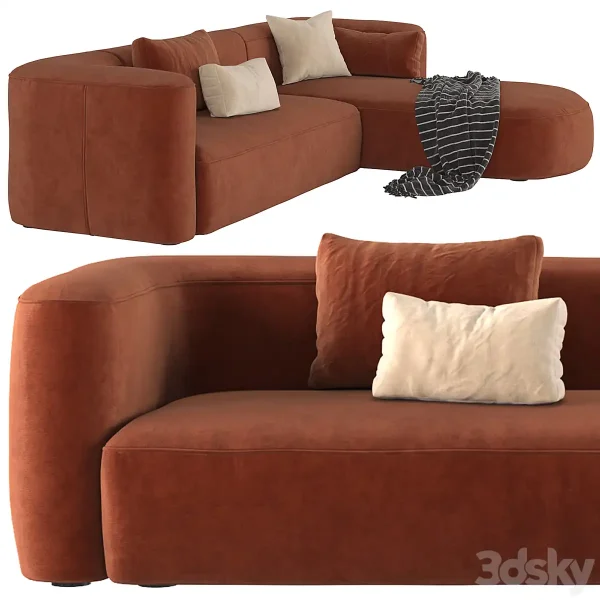 3DSky - Mellow Sectional Sofa by Acanva - Image 2