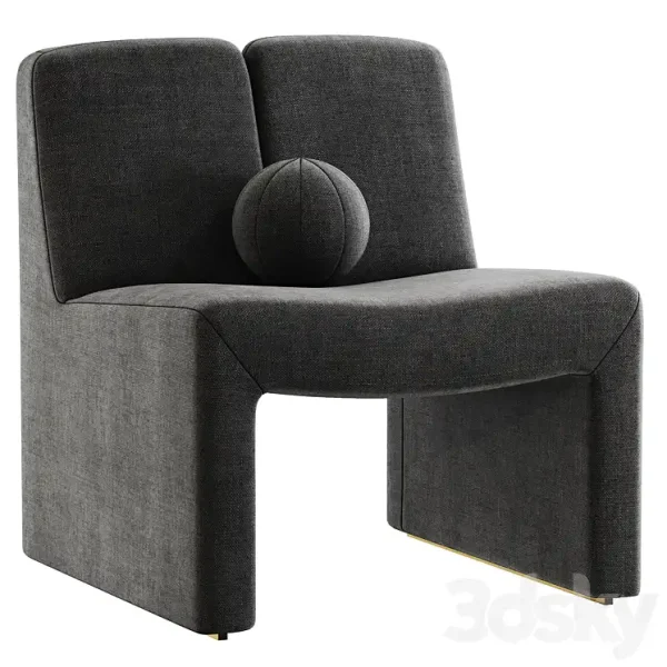 3DSky - EICHHOLTZ CHAIR MACINTOSH BOUCLE CREAM - Image 2