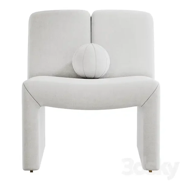 3DSky - EICHHOLTZ CHAIR MACINTOSH BOUCLE CREAM - Image 4