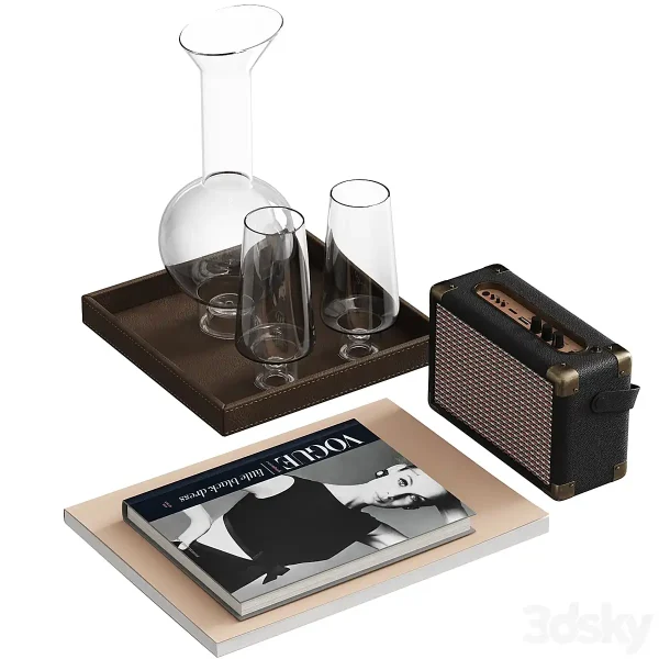 3DSky - Decorative Set in Retro Style