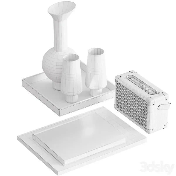 3DSky - Decorative Set in Retro Style - Image 4