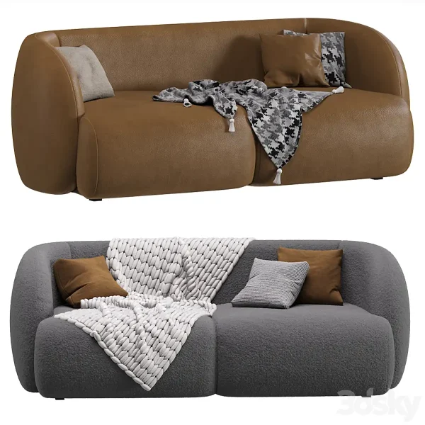 3DSky - Vienso Cozy Beige Sofa By Divan Ru - Image 2