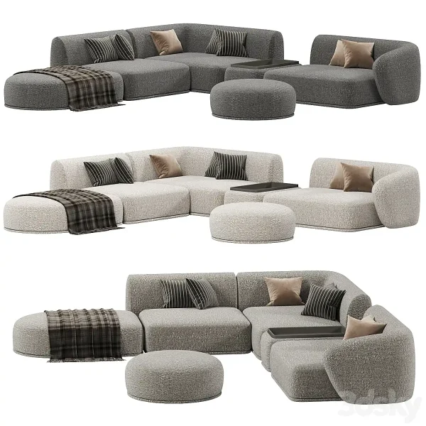 3DSky - Rene Sectional Sofa - Image 3