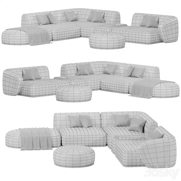 3DSky - Rene Sectional Sofa - Image 4