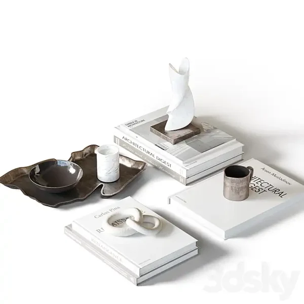 3DSky - Decorative Coffee Tables Set 21 - Image 2