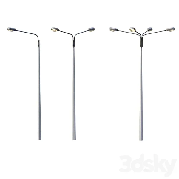 3DSky - Collection Road Street Lights - Image 2