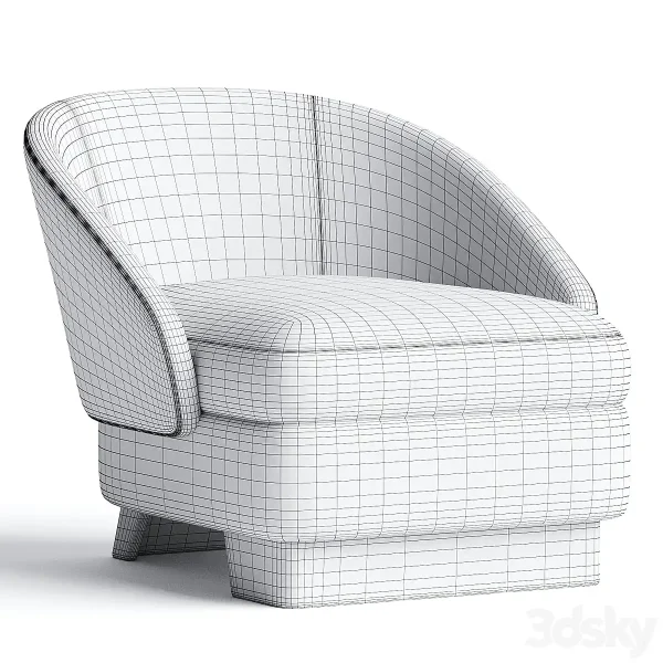 3DSky - LAWSON Armchair with Armrests - Image 4