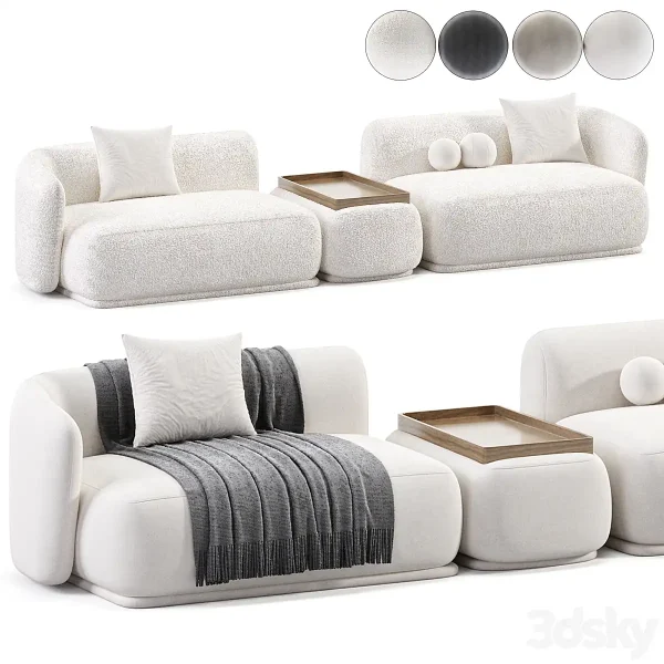 3DSky - Rene SECTIONAL Sofa 03 - Image 2