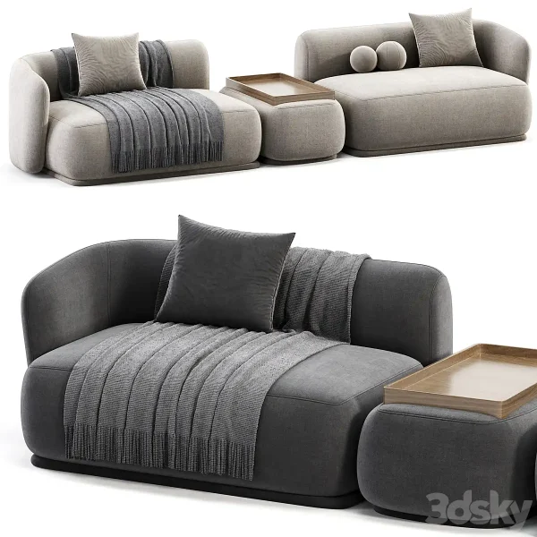 3DSky - Rene SECTIONAL Sofa 03 - Image 3
