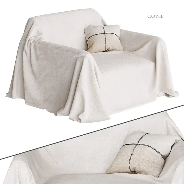 3DSky - Zara Home Armchair Cover