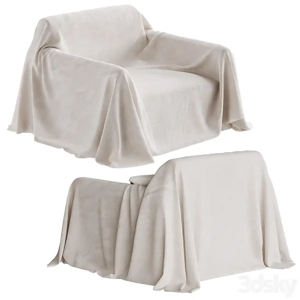 3DSky - Zara Home Armchair Cover - Image 3