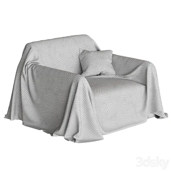 3DSky - Zara Home Armchair Cover - Image 2