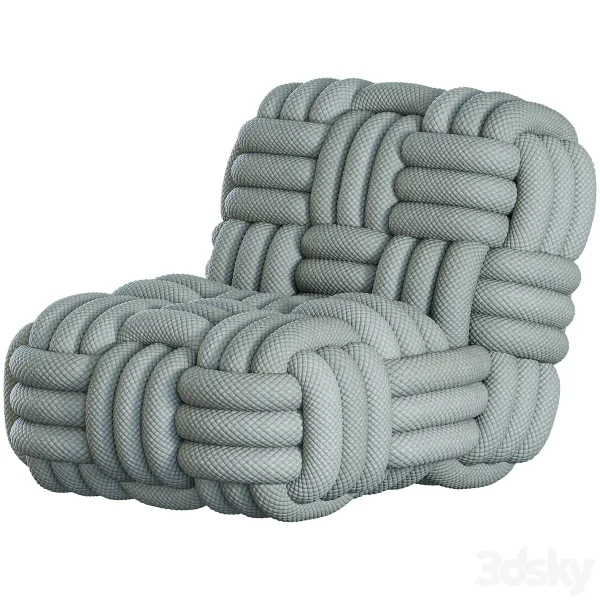3DSky - Knitty Lounge Chair by Moooi - Image 3