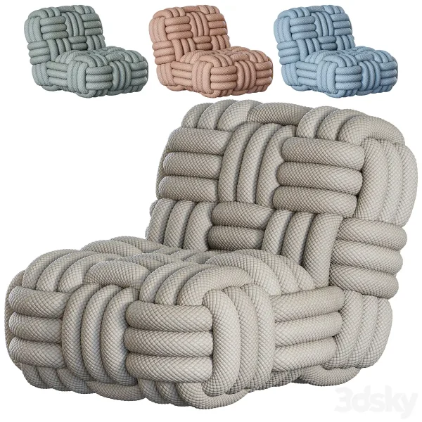 3DSky - Knitty Lounge Chair by Moooi