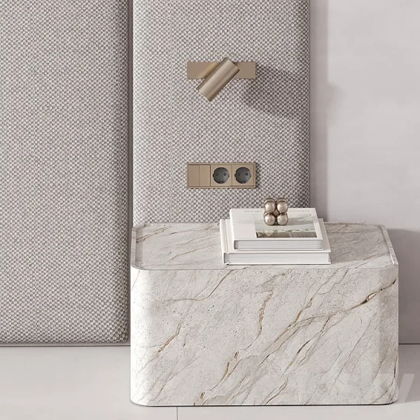 3DSky - Bedroom Headboard Warm Gray - Image 4