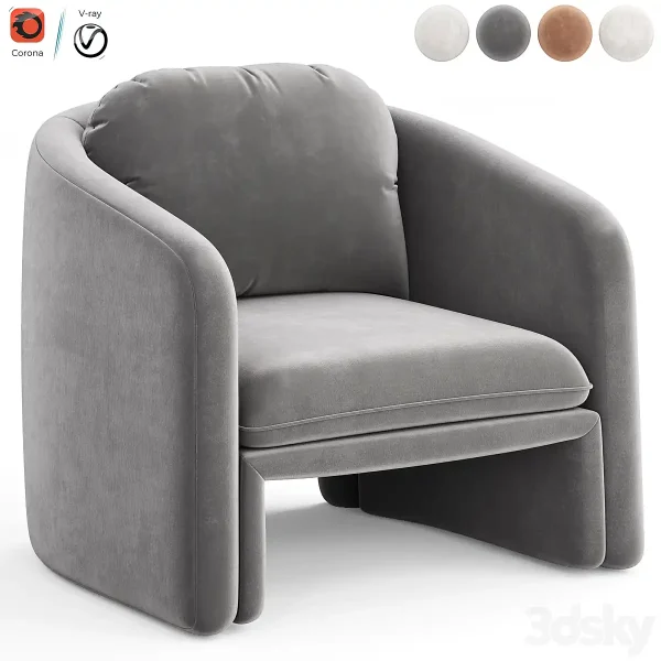 3DSky - Warren Armchair by Laredoute - Image 2