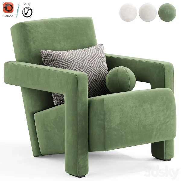 3DSky - Utrecht Armchair by Cassina - Image 2