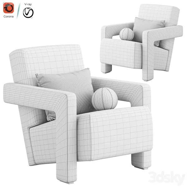3DSky - Utrecht Armchair by Cassina - Image 3