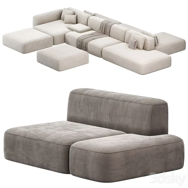 3DSky - Lema Cloud Modular Sofa Set by Lemamobili - Image 2