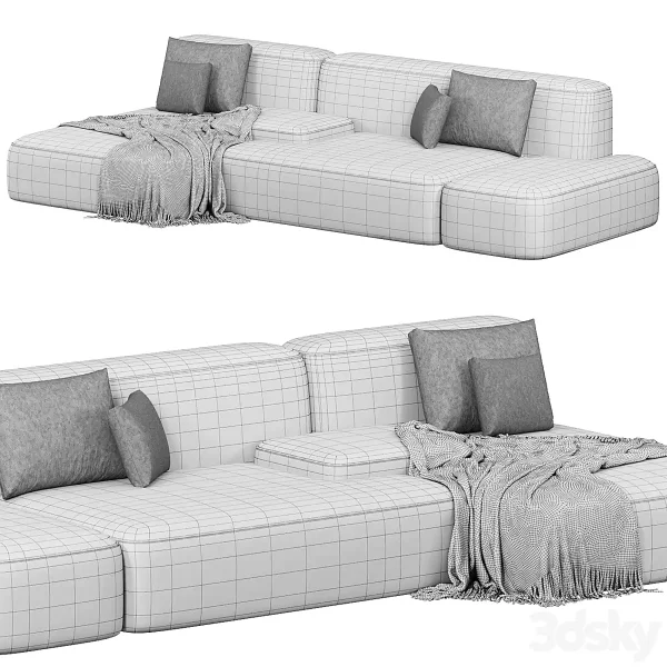 3DSky - Lema Cloud Modular Sofa Set by Lemamobili - Image 3