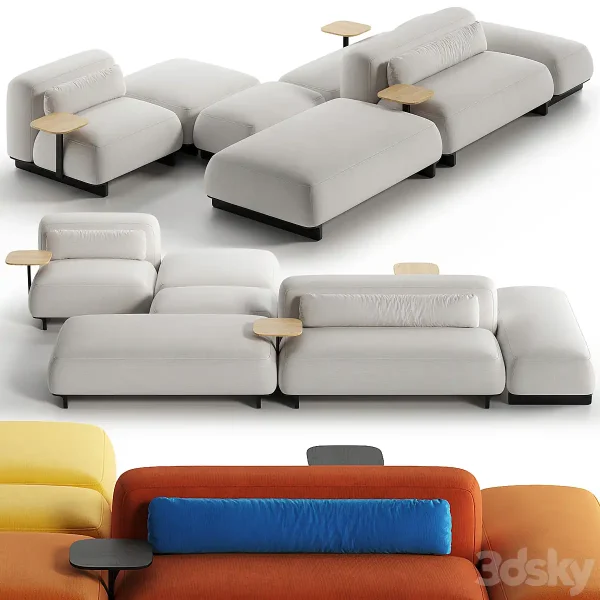 3DSky - Arper Ralik Modular Sofa