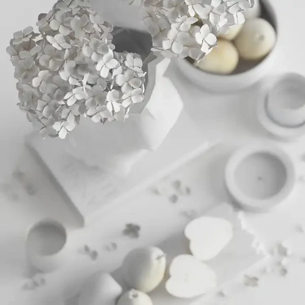 3DSky - Decorative Set with Hydrangea 03 - Image 4