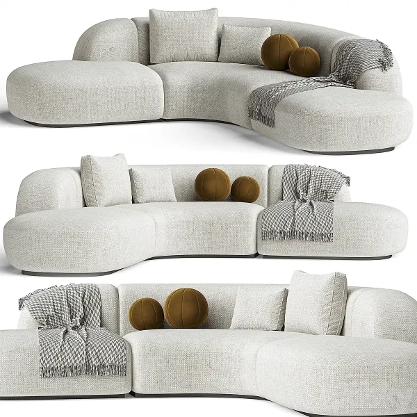 3DSky - Sofa Eichholtz Sofa Bjorn Boucle Sand