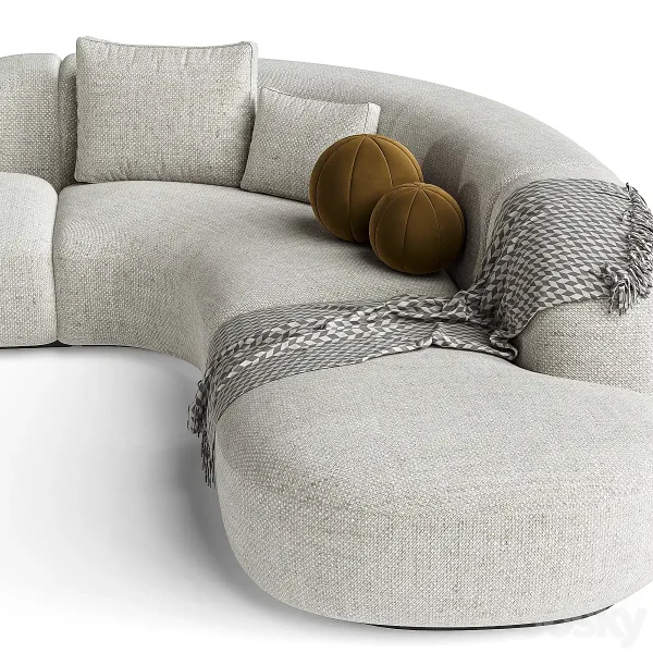 3DSky - Sofa Eichholtz Sofa Bjorn Boucle Sand - Image 2