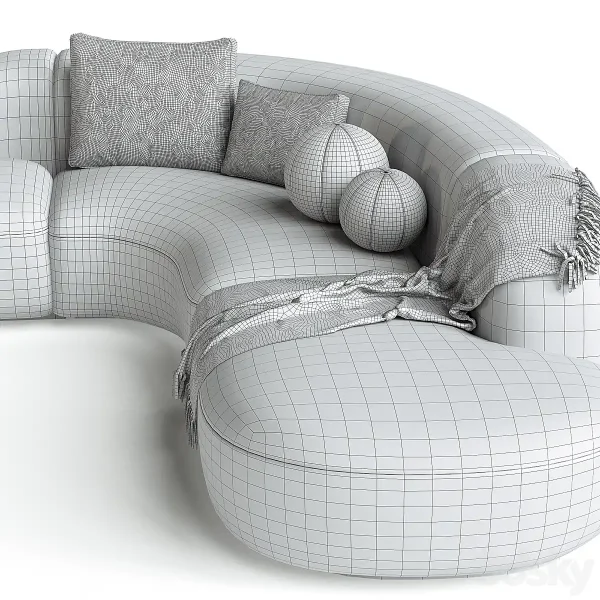 3DSky - Sofa Eichholtz Sofa Bjorn Boucle Sand - Image 3