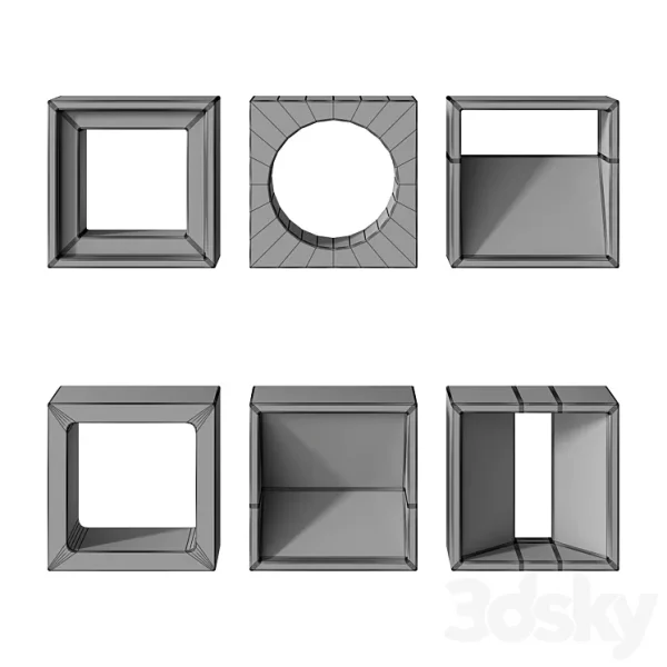 3DSky - Modular Decorative Partition Modular Wall 01 - Image 4