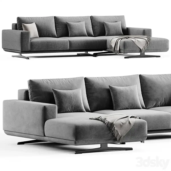 3DSky - Zillis Corner Sofa By Skdesign - Image 2