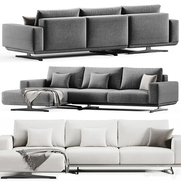 3DSky - Zillis Corner Sofa By Skdesign