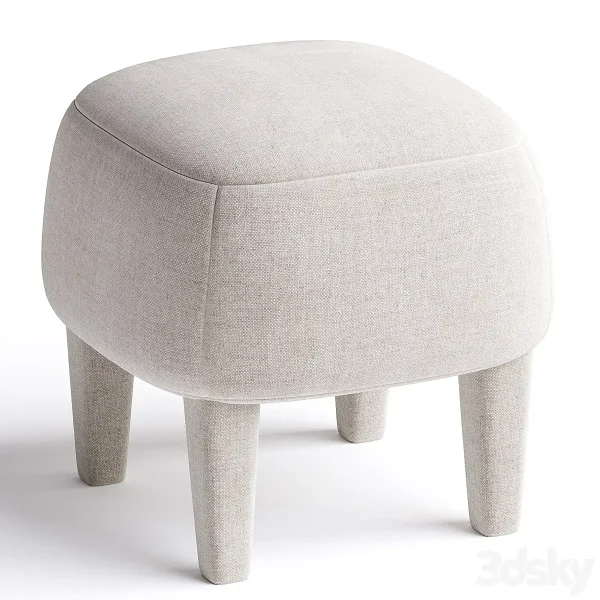 3DSky - MINI Fabric Pouf By Gianfranco Ferre Home