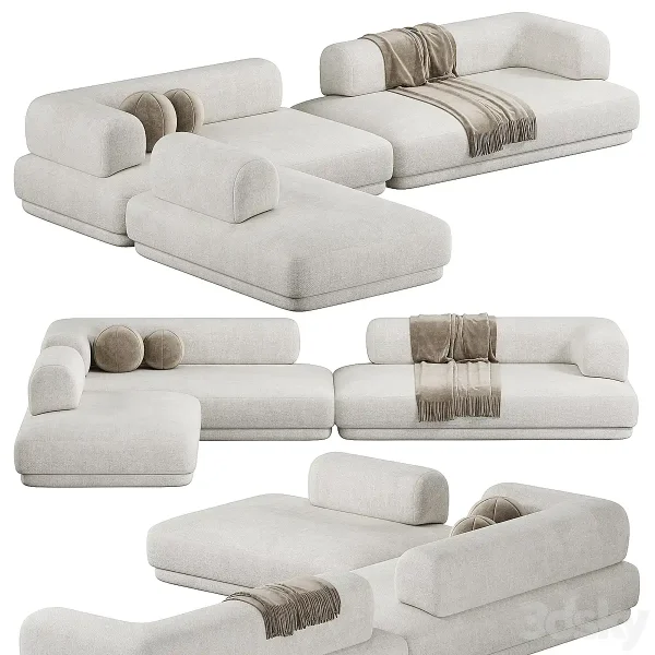 3DSky - BUMPER Sectional Sofa