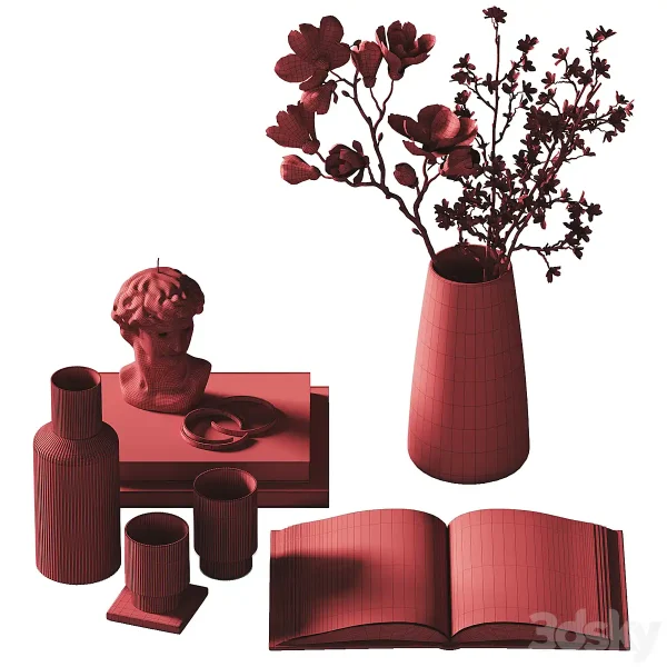 3DSky - Decorative Coffee Table Set 40 - Image 3