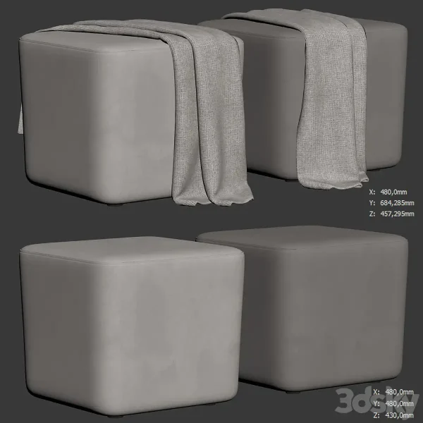 3DSky - Pouffe Puzzle by Luxy - Image 3