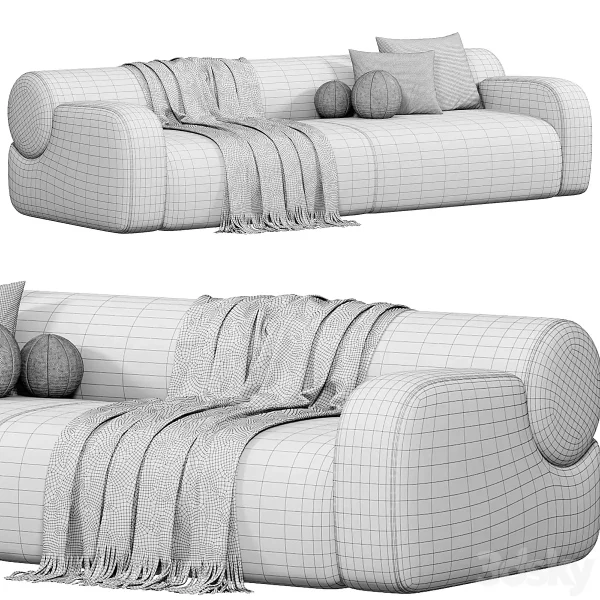 3DSky - Oscar Sofa By Meridiani - Image 4