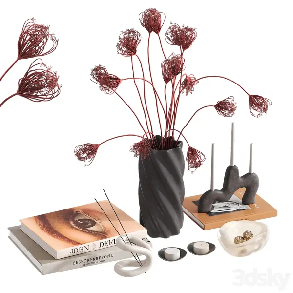 3DSky - Decorative Set with Pink Queen