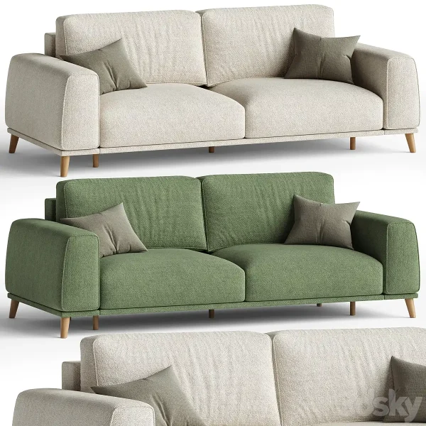 3DSky - Sofa Laronso Soft Pearl