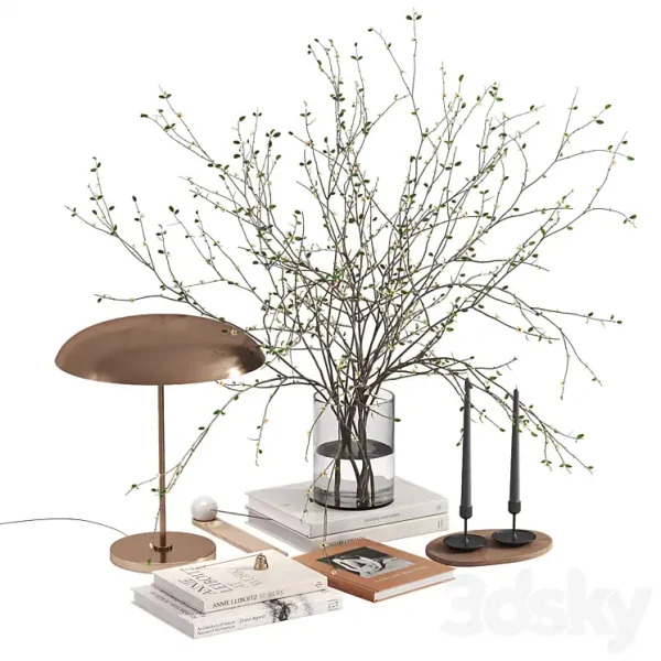 3DSky - Decorative Set with Solstice Ore Table Lamp - Image 2