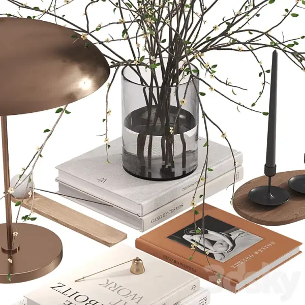 3DSky - Decorative Set with Solstice Ore Table Lamp - Image 3