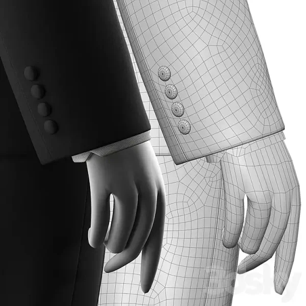 3DSky - Wedding Clothes on Mannequins 001 - Image 3