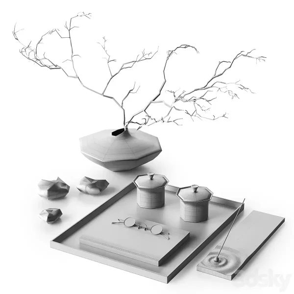 3DSky - Japandi Decorative Set - Image 2
