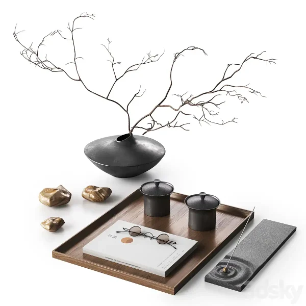 3DSky - Japandi Decorative Set