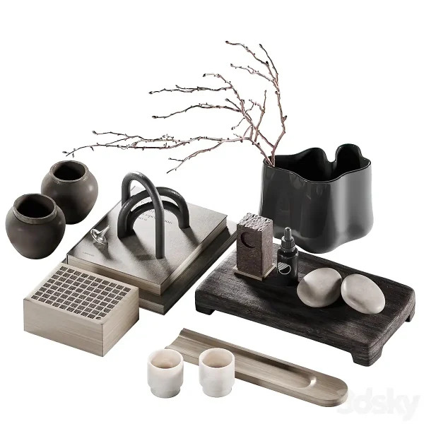 3DSky - Decorative Coffee Table Set 45